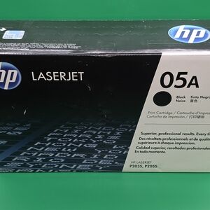 GENUINE HP 05A BLACK LASERJET TONER – SEALED & READY!